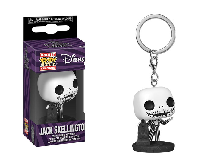 Funko Pocket POP Keychain Disney Nightmare Jack Skellington Gravestone